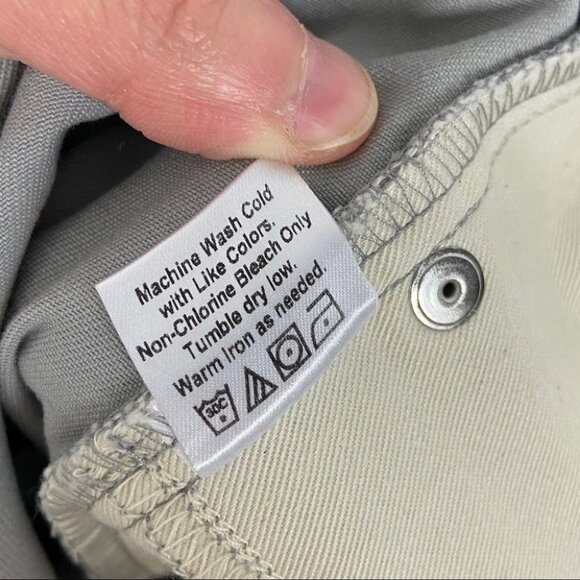 NWT Peter Manning Lightweight Chino Dress Pants Grey Size 38 by 30 New With Tags - Picture 9 of 11